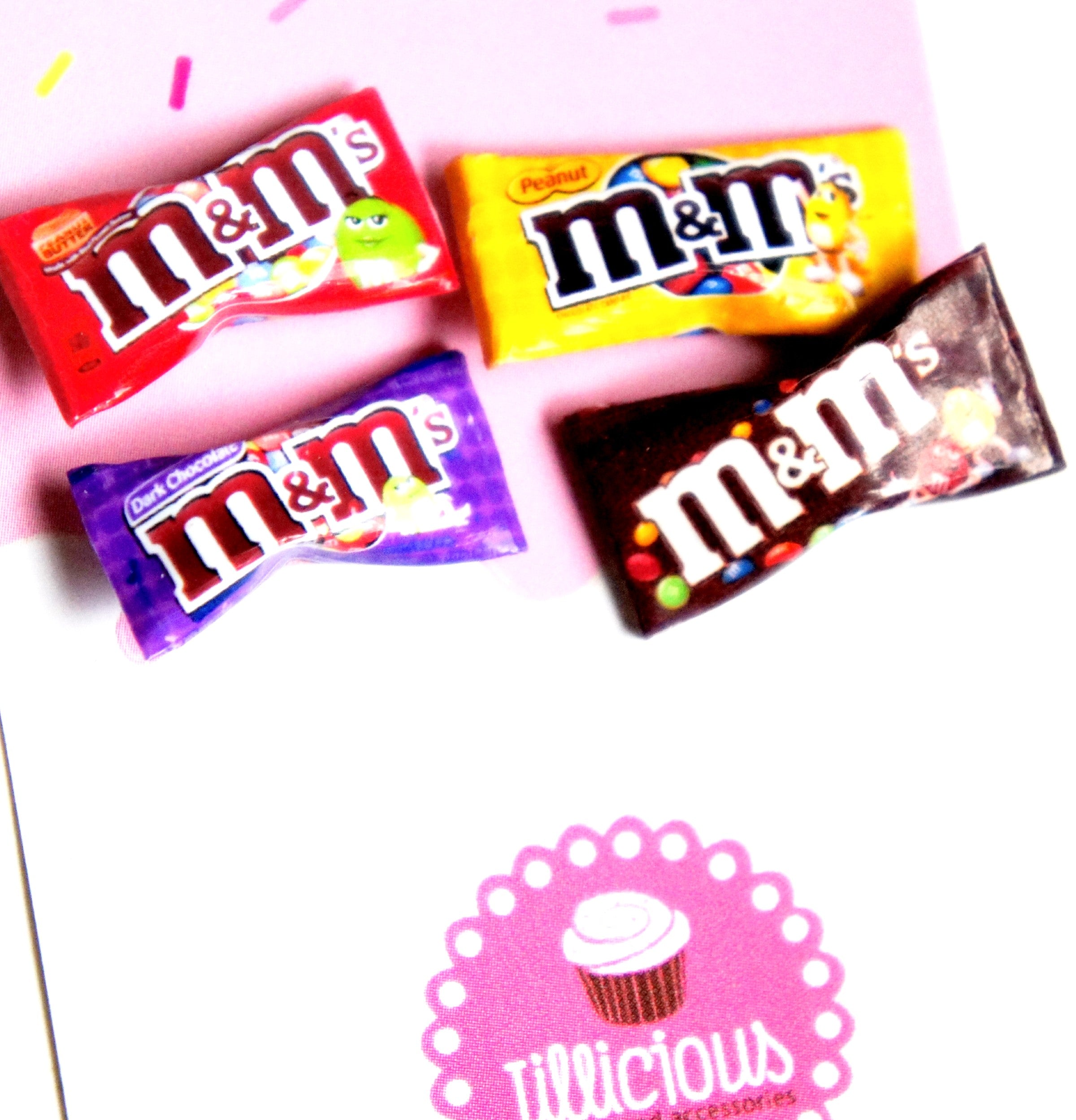 m and m candy bag