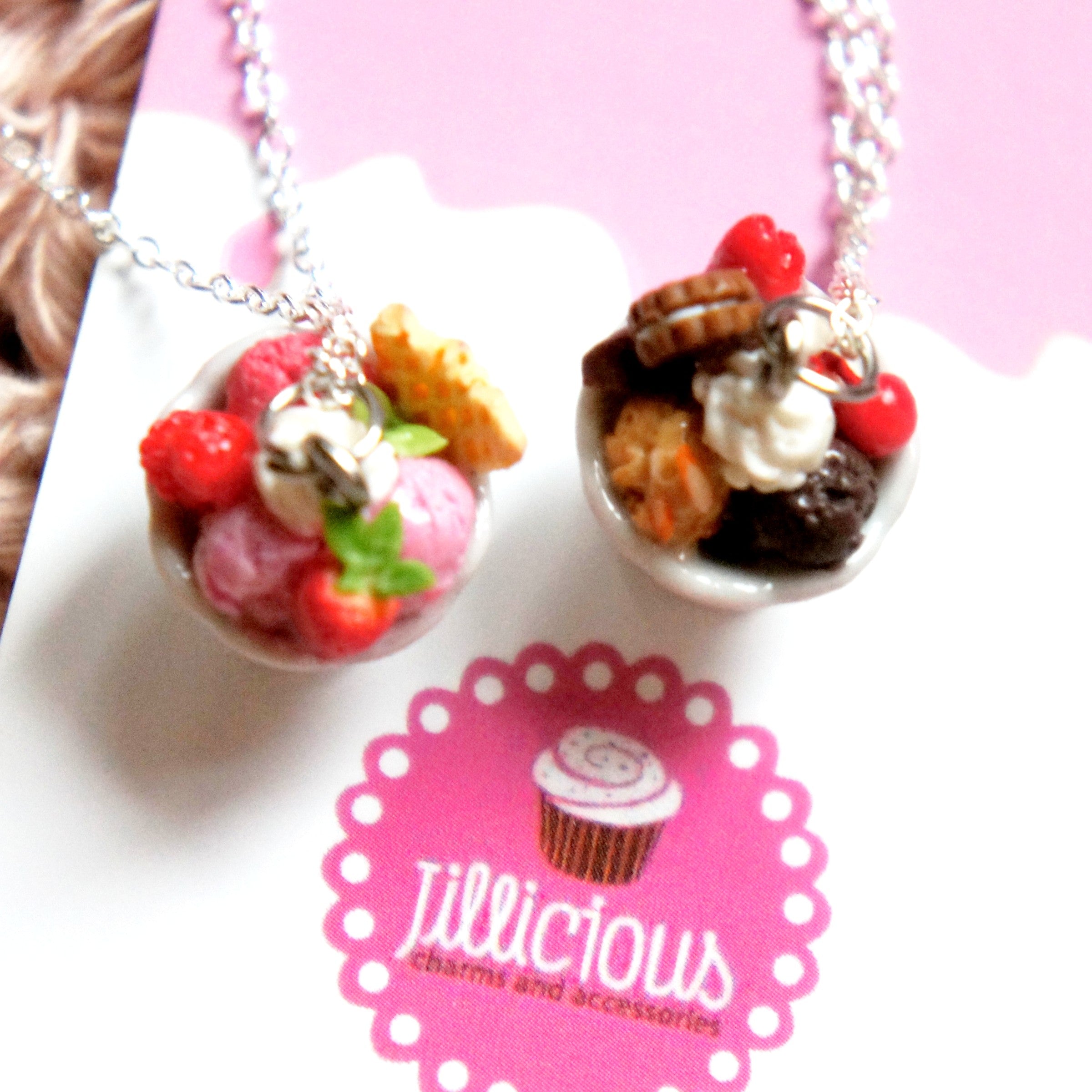 Valentine's Day Ice Cream Necklace