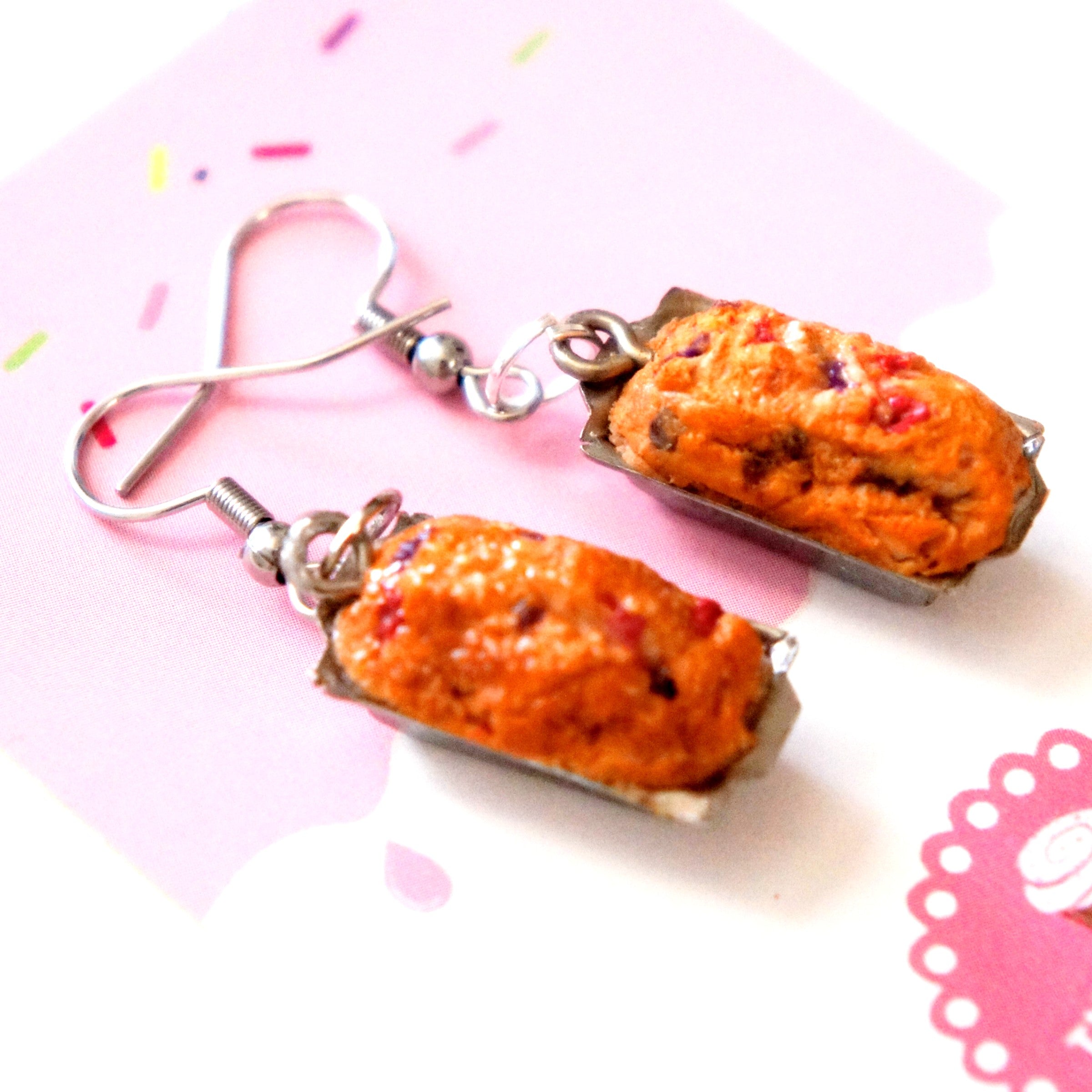 Fruitcake Dangle Earrings