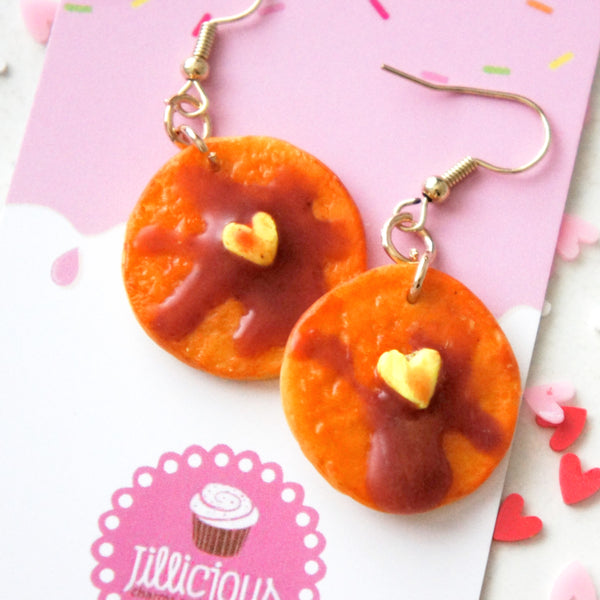 Valentine's Day Pancakes Dangle Earrings