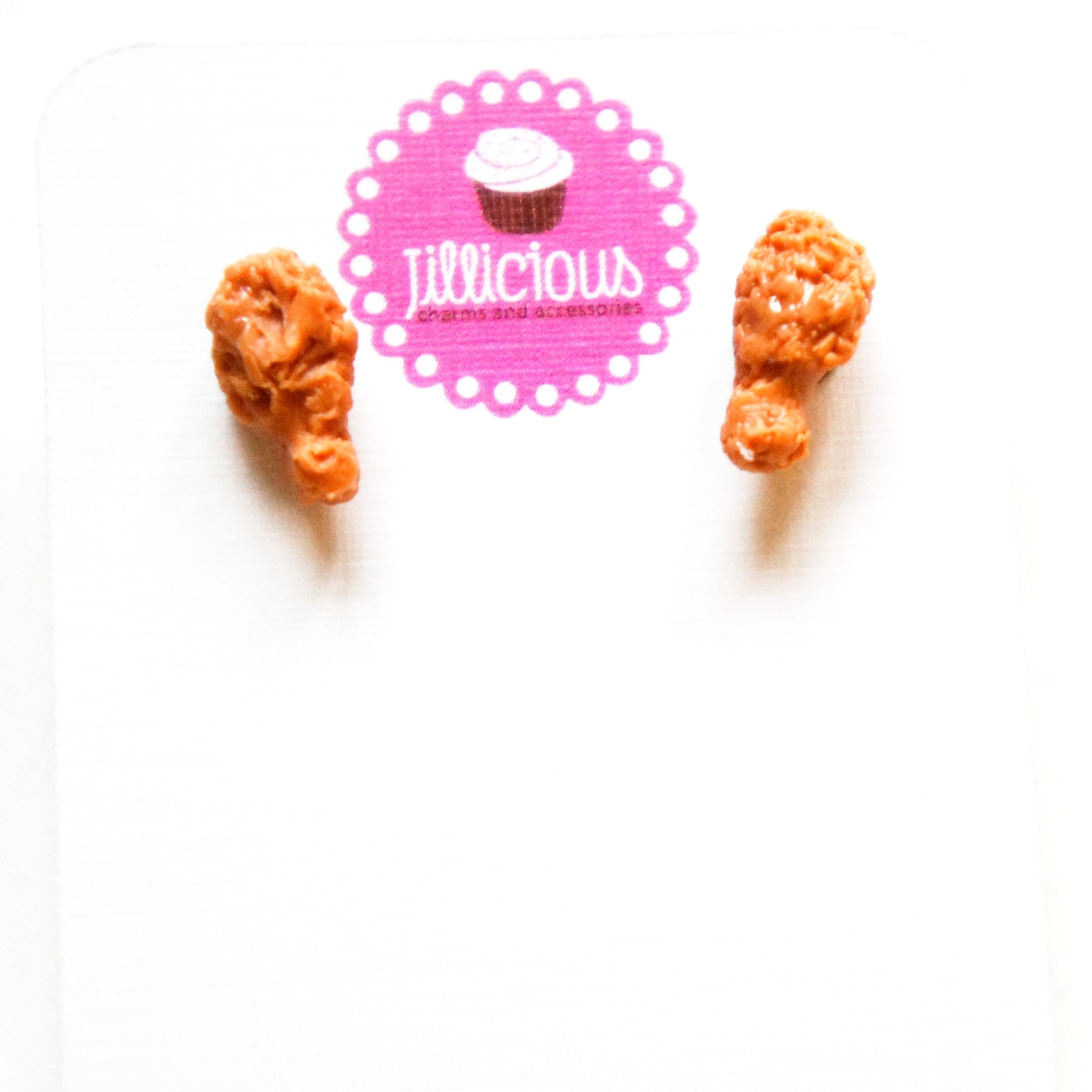 Fried Chicken Stud Earrings - Jillicious charms and accessories