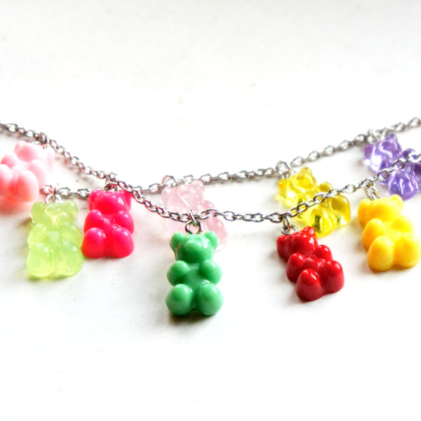 Gummy Bear Charm Necklace